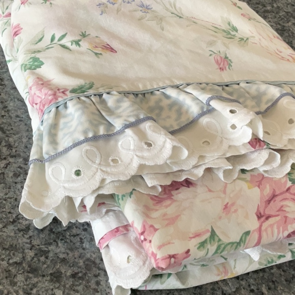 Waverly vintage full size top flat sheet - Picture 8 of 8
